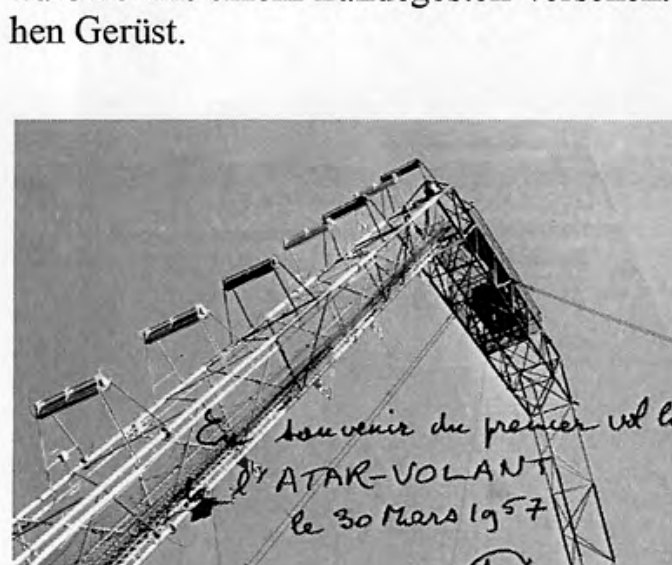 First free flight of the ATAR Volant, 30 March 1957