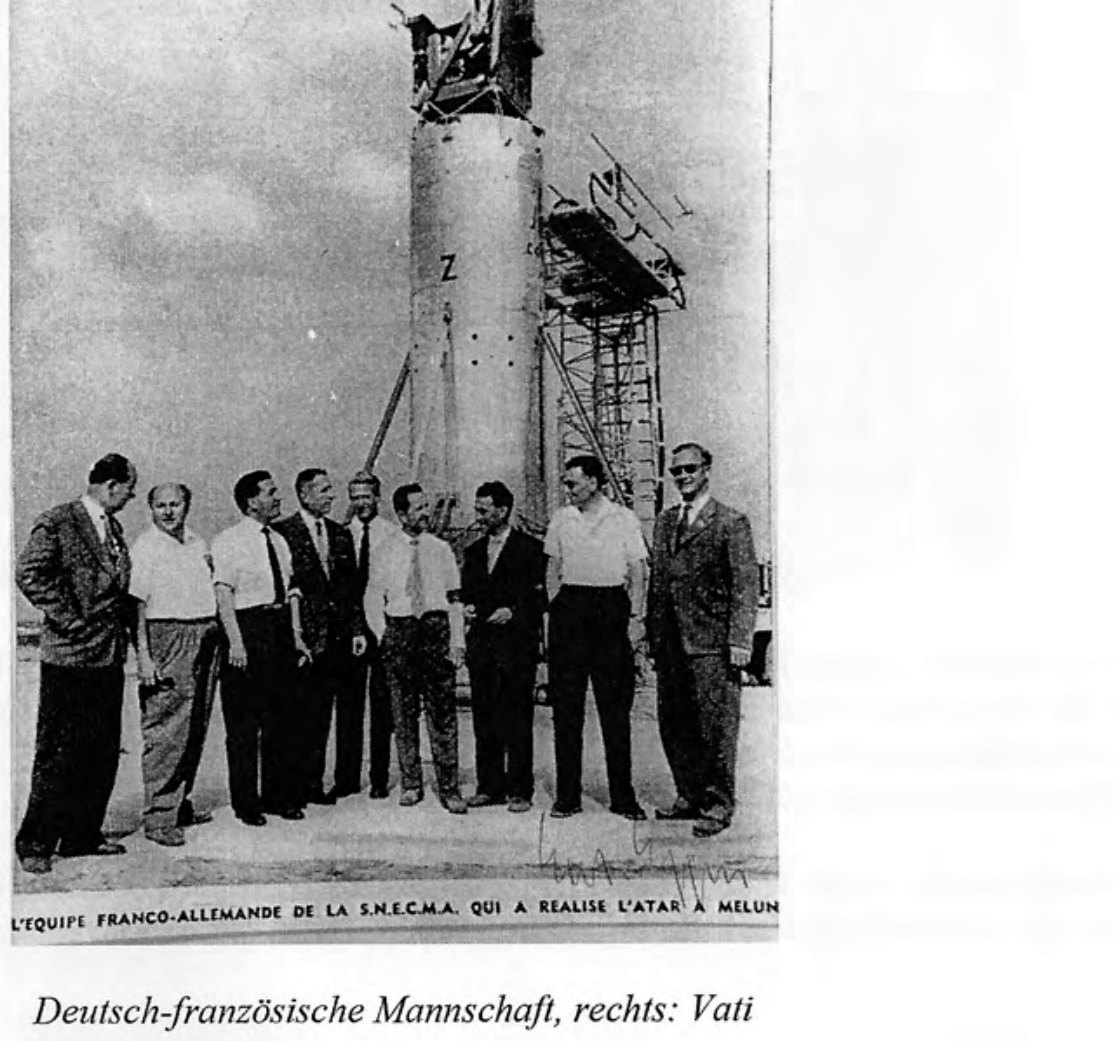 Franco-German team at the ATAR Volant rig, G. Eggers on the right