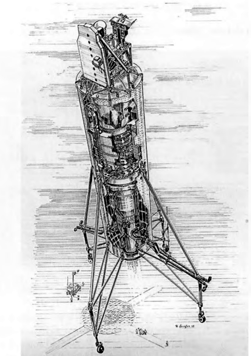 Cutaway drawing of the Coléoptère C-450