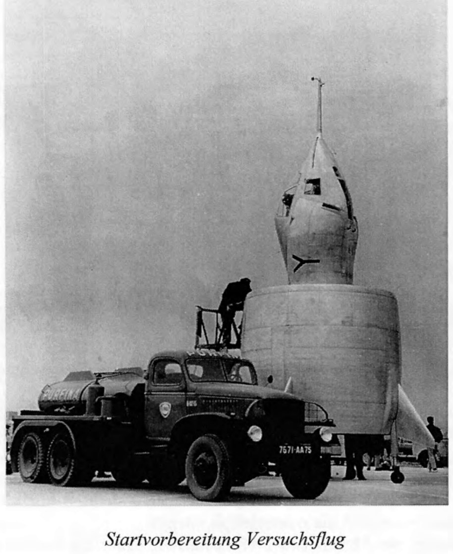 Preparing a test flight for launch, SNECMA