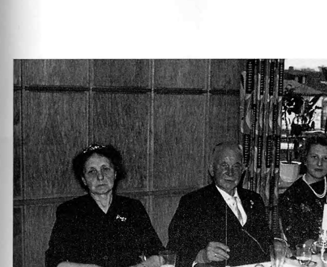 Golden wedding of the Eggers grandparents in the Munte am Stadtwald, 1960
