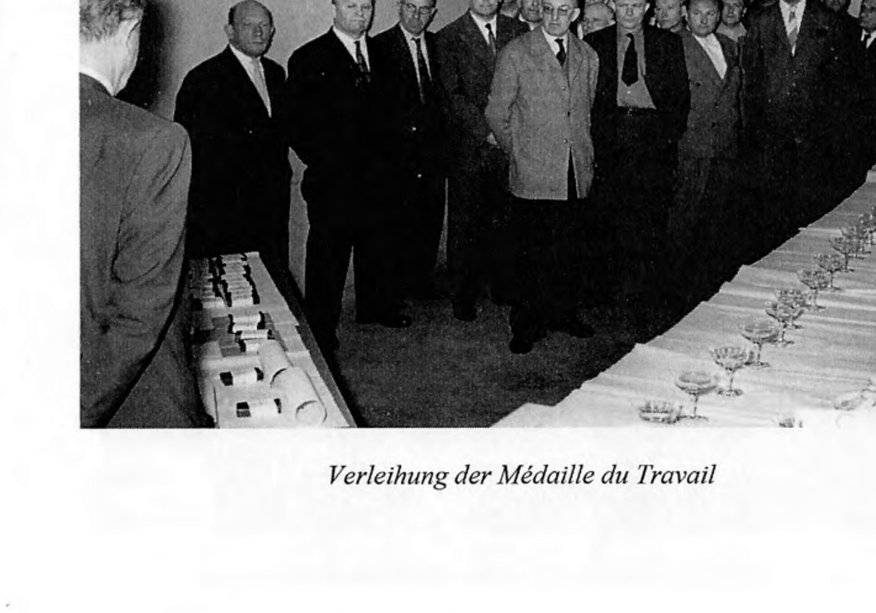 Presentation of the Médaille du Travail, SNECMA