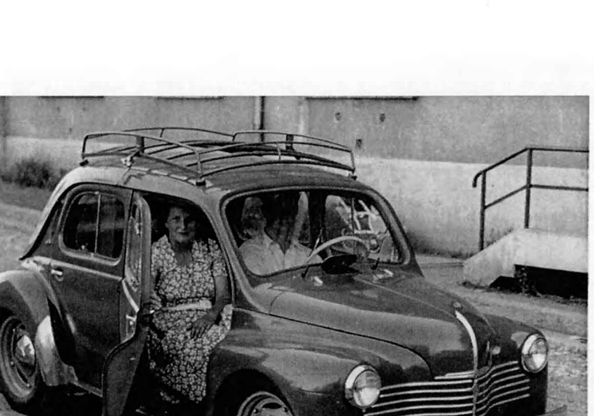 Travelling by car in France, early 1950s